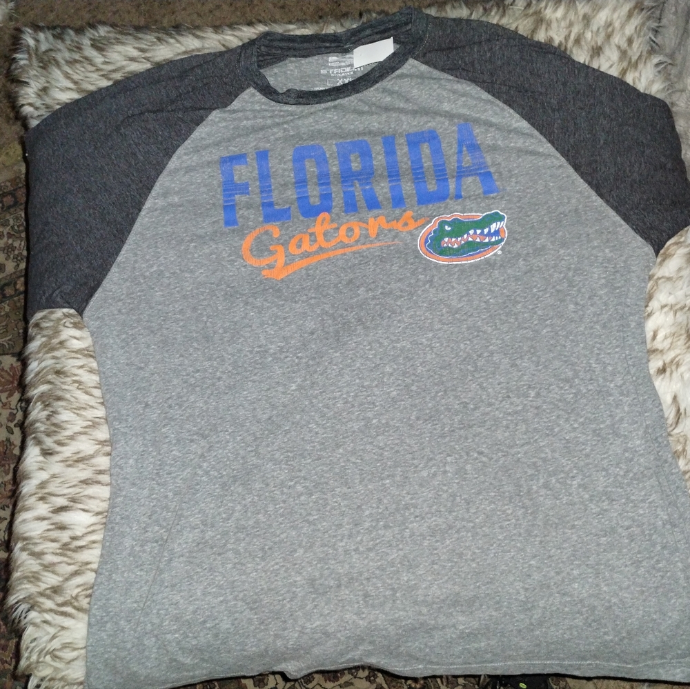 Stadium Athletics Florida Gators 2 Tone Ringer T Gray & Black
